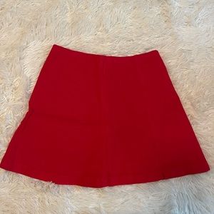 Red Brandy Melville skirt